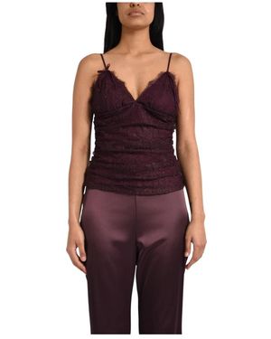 Pinko Sleeveless Tops - Morado