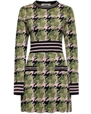 Silvian Heach Jacquardkleid - Grün