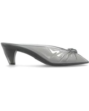 Chloé Heeled Mules - Grey