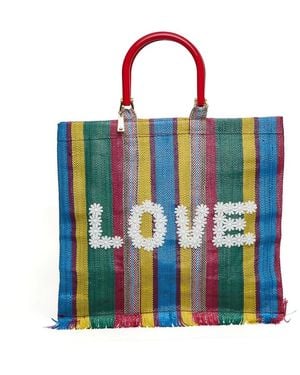 La Milanesa Tote Bags - Blue