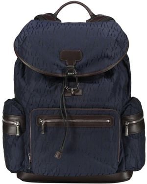 Moorer Technischer Rucksack Aus Stoff - Blau