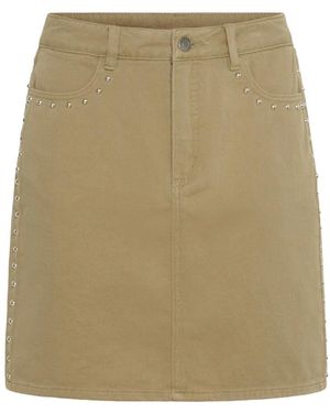 Kaffe Denim Rok - Groen