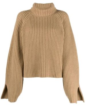 KHAITE Turtlenecks - Natural
