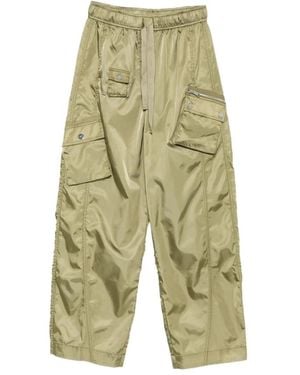 Ganni Straight Trousers - Green