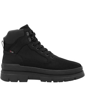 Rieker Lace-Up Boots - Nero