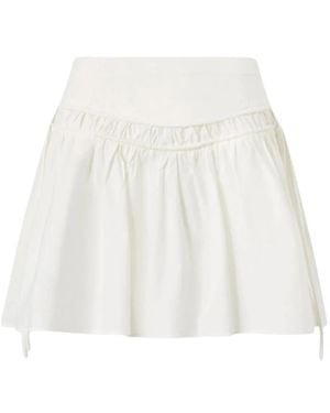Pinko Short Skirts - White