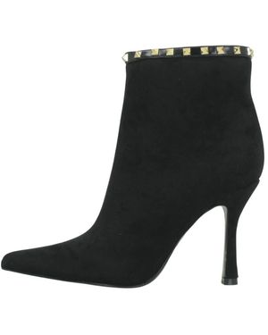 Exe' Heeled Boots - Noir