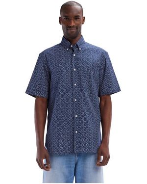 Eden Park Short Sleeve Shirts - Blue