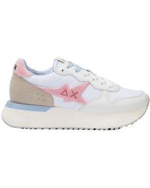 Sun 68 Trainers - White