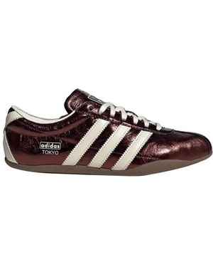 adidas Originals Schoenen ,Bruin ,Leer Tokyo Sneakers