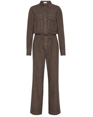 Brunello Cucinelli Jumpsuits - Brown