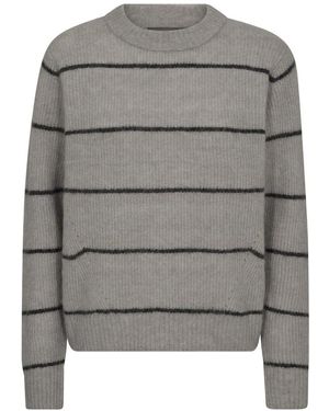 Mos Mosh Round-Neck Knitwear - Grigio