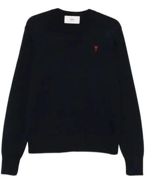 Ami Paris Merinos Adc Sweater - Blau