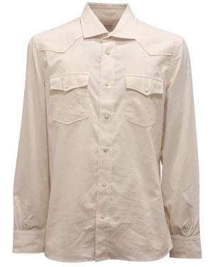 Mazzarelli Casual Shirts - Natural