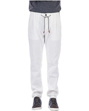 Eleventy Straight Trousers - Blu