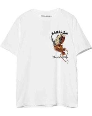 Maharishi Drachen Tiger Tour Tee - Weiß