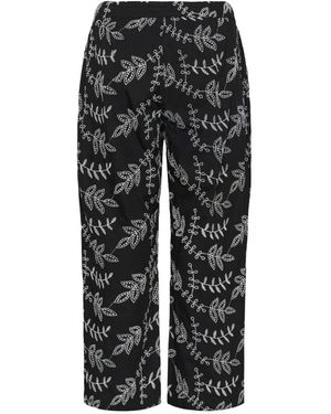 Kaffe Cropped Broek - Grijs