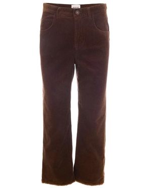 Isabel Marant Straight Trousers - Brown