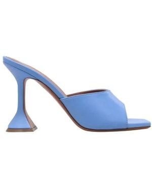 AMINA MUADDI Heeled Mules - Blue