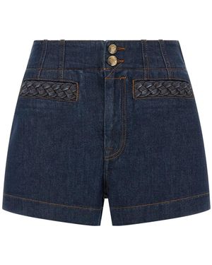 Zimmermann Denim Shorts - Blue