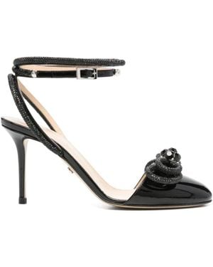 Mach & Mach High Heel Sandals - Black