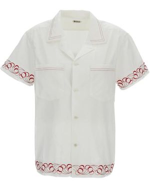 Bode Short Sleeve Shirts - Grey