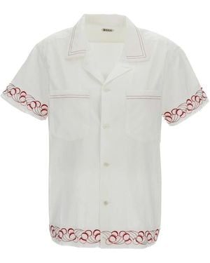 Bode Short Sleeve Shirts - Grey