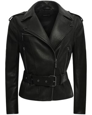 VESPUCCI by VSP Leather Jackets - Black