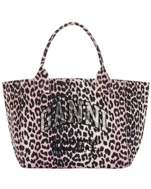 Ganni Tote Bags - Zwart