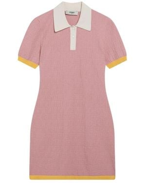 Fendi Shirt Dresses - Pink