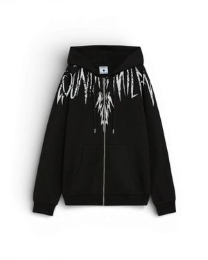 Marcelo Burlon Zip-Throughs - Negro