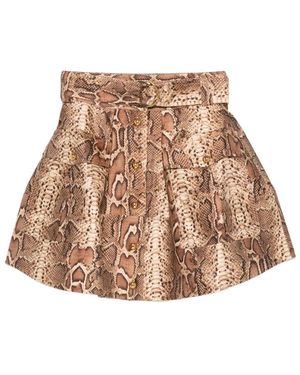 Zimmermann Short Skirts - Brown