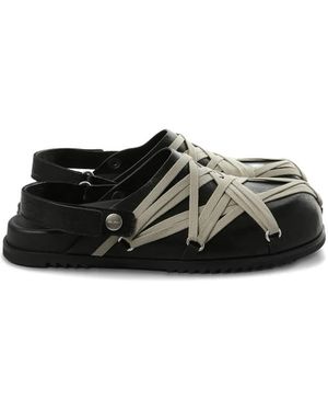 Rick Owens Megalace Mule - Zwart