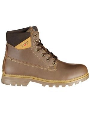 Carrera Lace-Up Boots - Brown