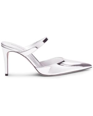 Stuart Weitzman Schoenen ,Grijs ,Leer Power Mule 85 - Wit