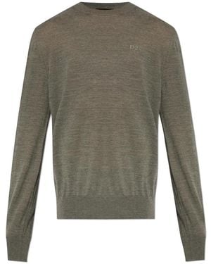 DSquared² Round-Neck Knitwear - Green