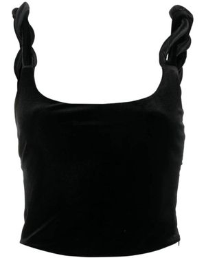 Emporio Armani Sleeveless Tops - Black