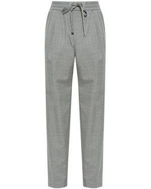 Dolce & Gabbana Wool Broeken - Grijs