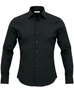Sonrisa Overhemden ,Zwart Das Ideale Jerseyhemd, Schwarz