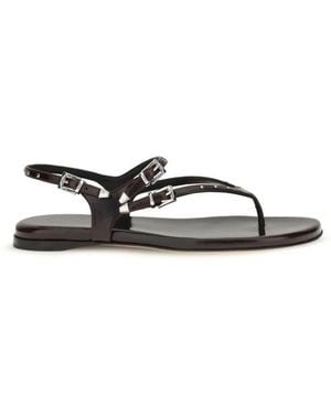 Chloé Flat Sandals - Marrone
