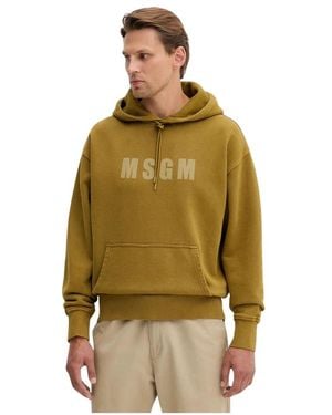 MSGM Hoodies - Verde