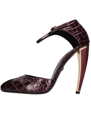 Roberto Cavalli Met Hak Bordeaux - Rood