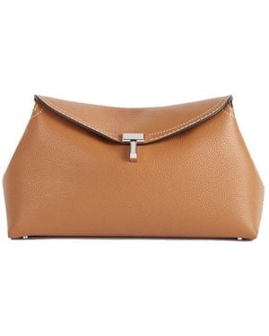 TOTEME Braune Schultertasche Mit T-Lock