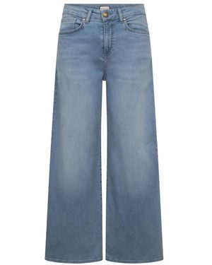 Seductive 5-Pocket Wide Jeans - Blauw