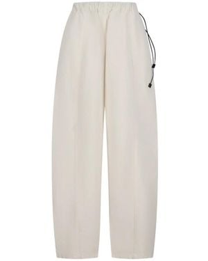 Haikure Wide Trousers - White