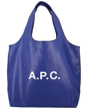 A.P.C. Tote Bags - Purple