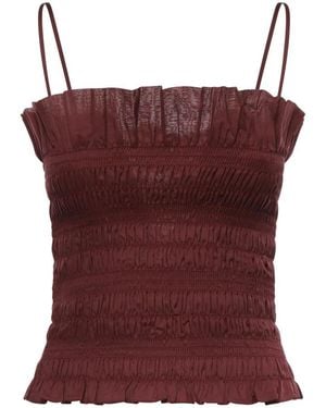 ANDAMANE Sleeveless Tops - Purple