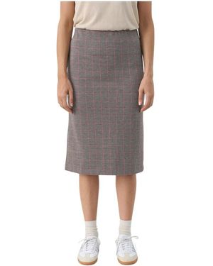 Part Two Midi Skirts - Grey