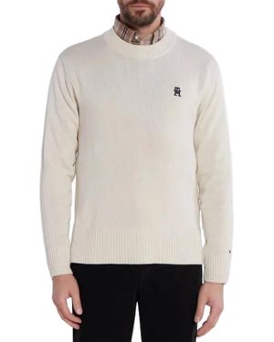 Tommy Hilfiger Round-Neck Knitwear - Natural
