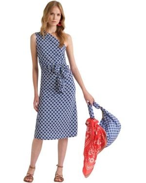 Maliparmi Diamond Glow Jurk - Blauw